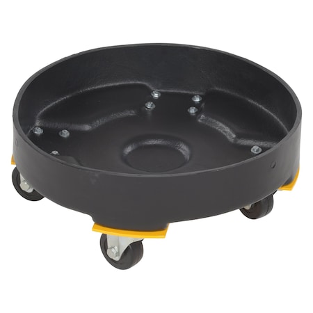 Vestil DRUM DOLLY HD POLY BLACK 30 GALLON DRUM-DP-HD-30-BK